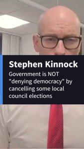 Stephen Kinnock (LAB): ‘We are carrying out a much‑needed reorganisation of local government…’ Do you support cancelling…